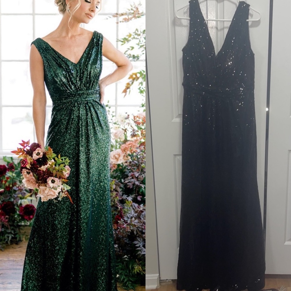 NWT BLACK Revelry Bijou Sequin Dress